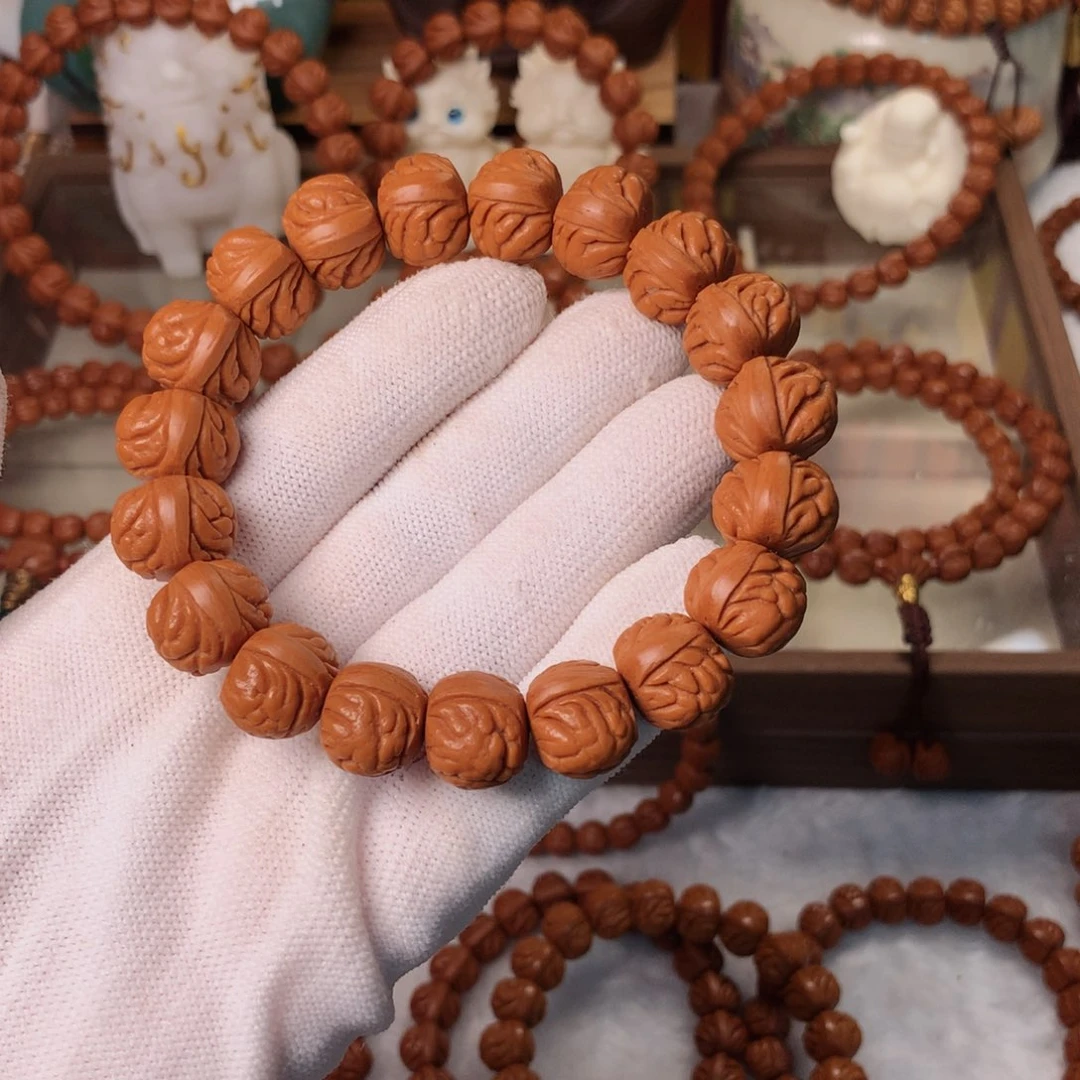 手串桃核盘龙爆肚16