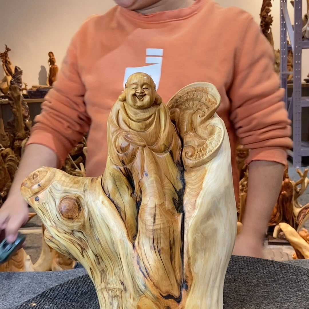 柏木（崖柏）太行崖柏根雕摆件