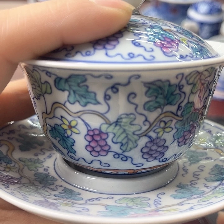 摆件景德镇陶瓷茶具摆件日用瓷4