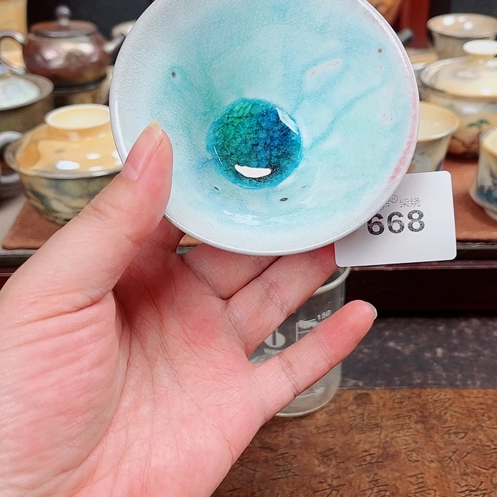沁庐柴窑古法柴烧全手工茶具