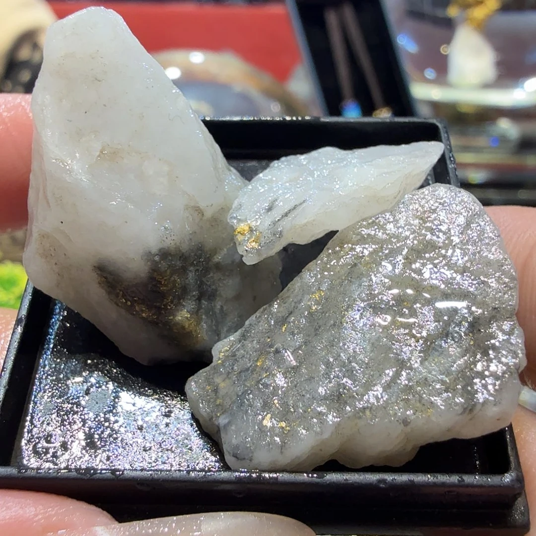 唯18g聚金阁天然明金矿标
