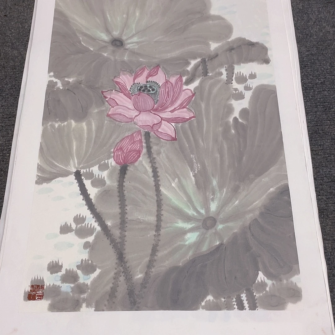 国画2平尺纯手绘国画作品