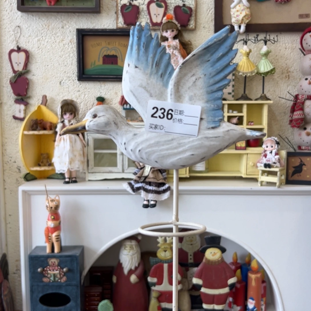 木默认微瑕微脏！外贸样品挂件摆件236