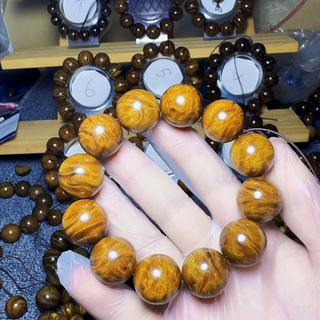 金丝楠手串/手链小龙胆