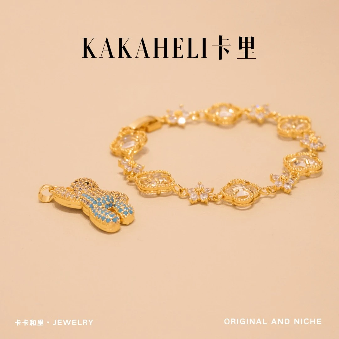 铜合金项链 时尚感精致金色梦境轻奢级项链【2件套】BB-469