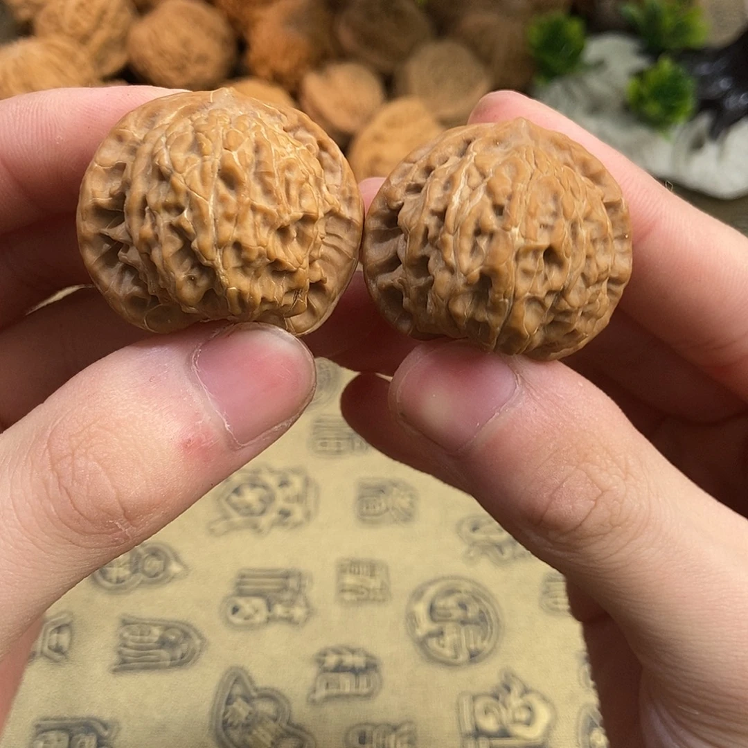 核桃红皮盘山35尺寸全品无修皮质到头了