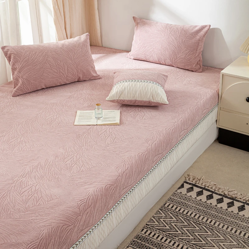 【峻杨品牌】（梦圆）加厚榻榻米床盖炕盖床单三件套专用定做