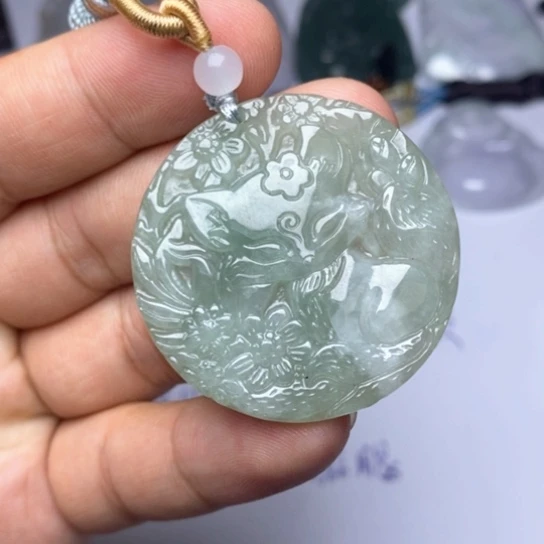 颈饰未镶嵌翡翠翡翠