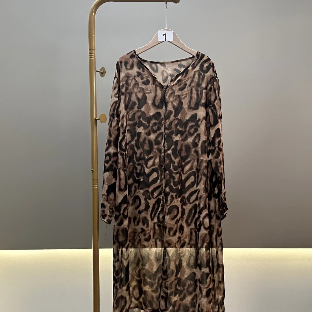 1-200/拍编码号福宝新中式减龄显瘦重磅轻奢宽松马甲连衣裙外套