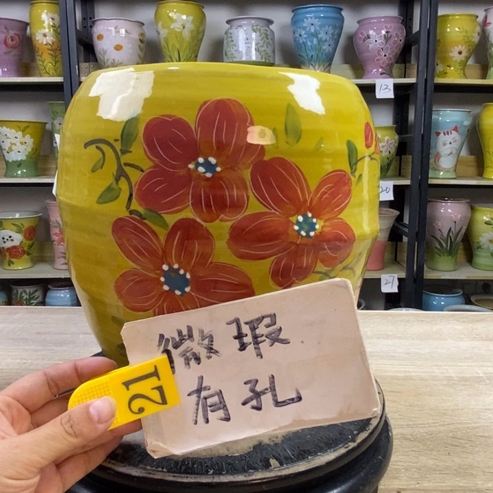 景德镇高温陶瓷花盆