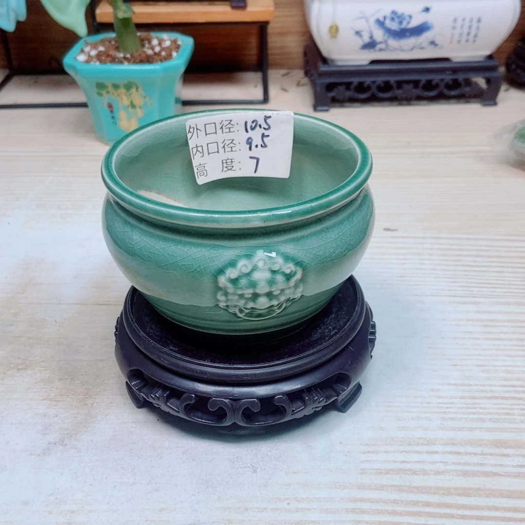 瓷片陶瓷花盆陶瓷艺术