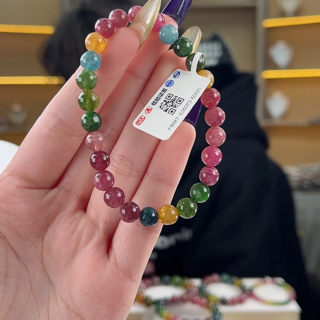 碧玺碧玺7mm（多样性发一件未镶嵌