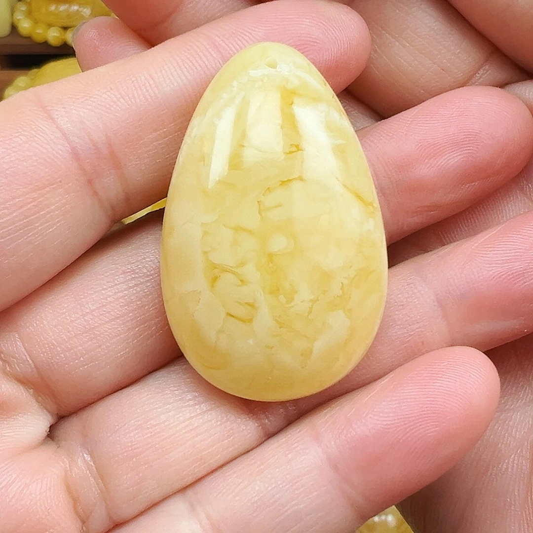 蜜蜡未镶嵌珠宝奇石蜜蜡水滴挂坠