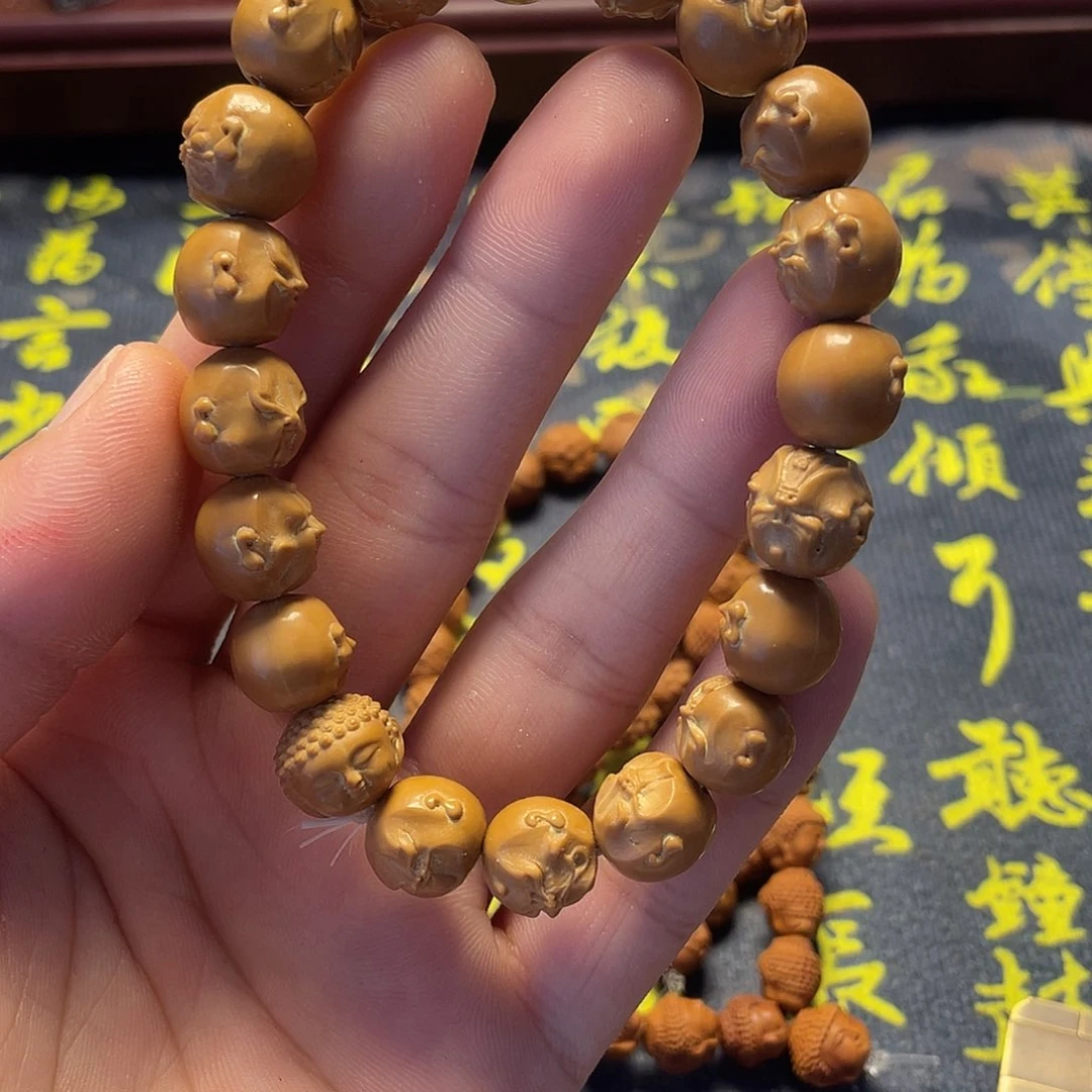 云蝉猴头，瑕疵脸谱罗汉