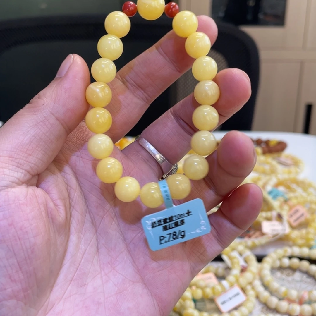 蜜蜡未镶嵌手串10mmmmmm