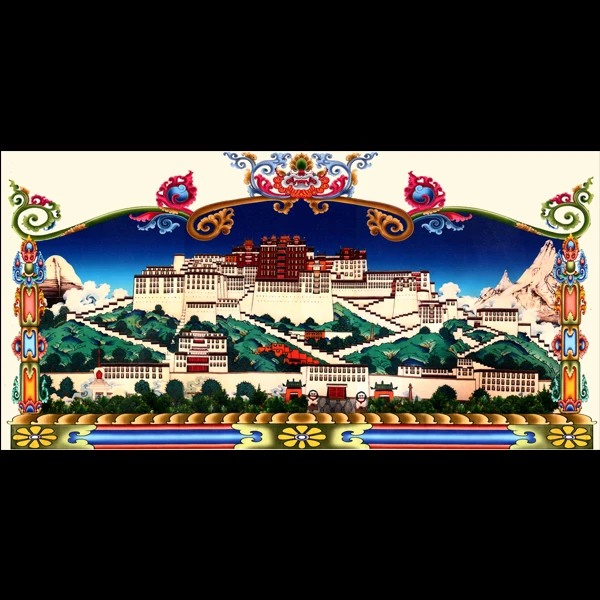 西藏藏式墙布（布达拉宫）