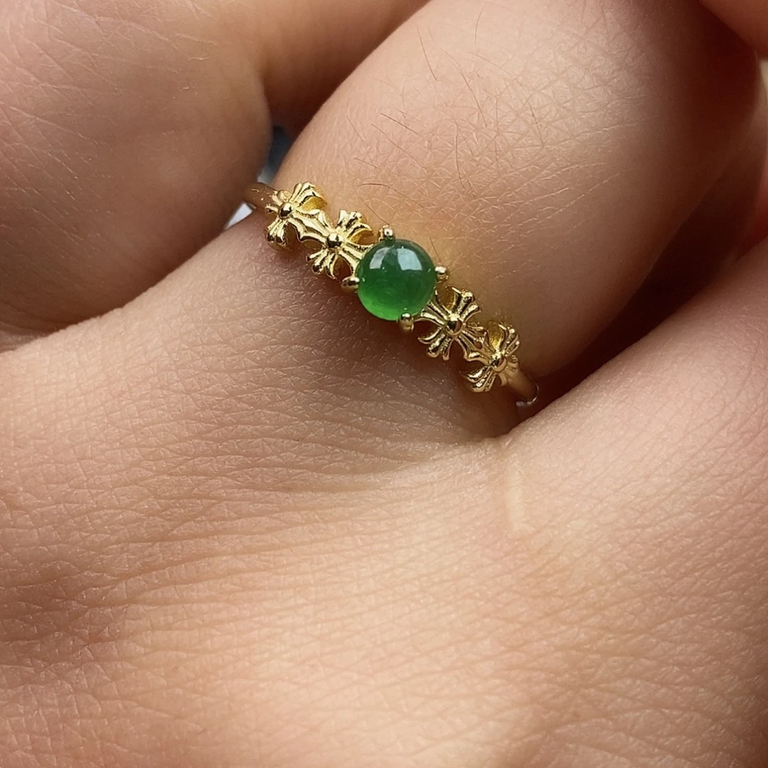 翡翠未镶嵌戒指翡翠