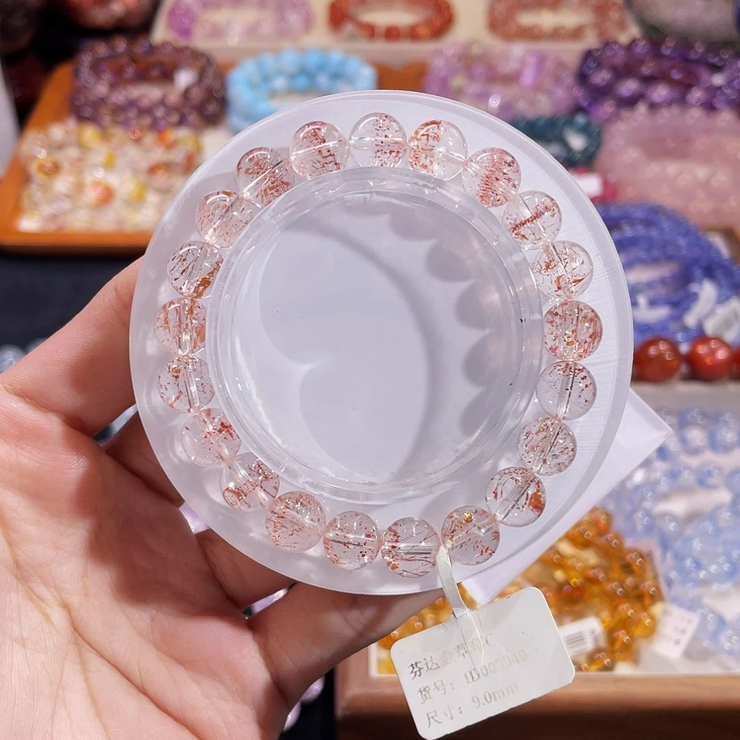 水晶手链未镶嵌芬达金草莓9