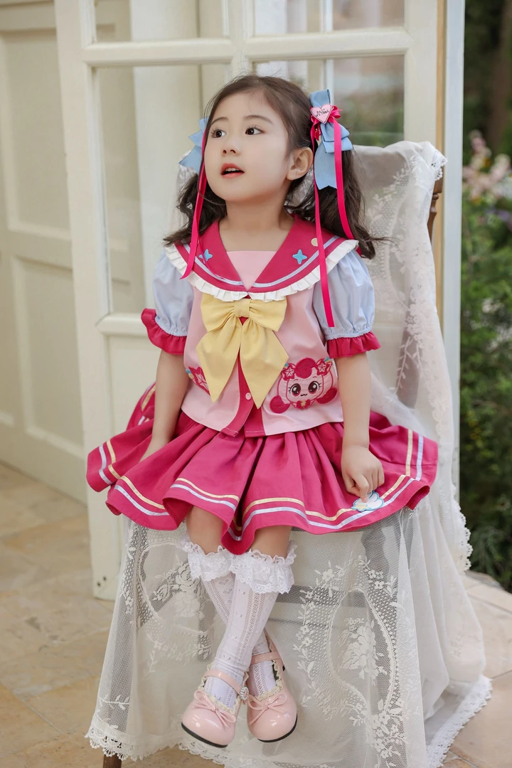 101-150编码2025夏季新款甜美洛丽塔JK风套装