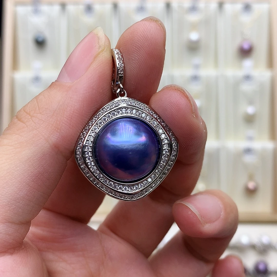 合金淡水珍珠颈饰