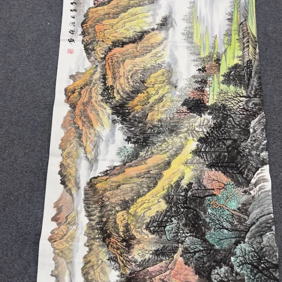 竖款红袍画家的作品可以直接拍下