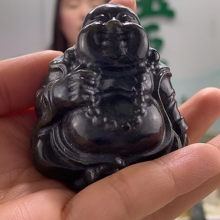 和田玉把件未镶嵌有瑕