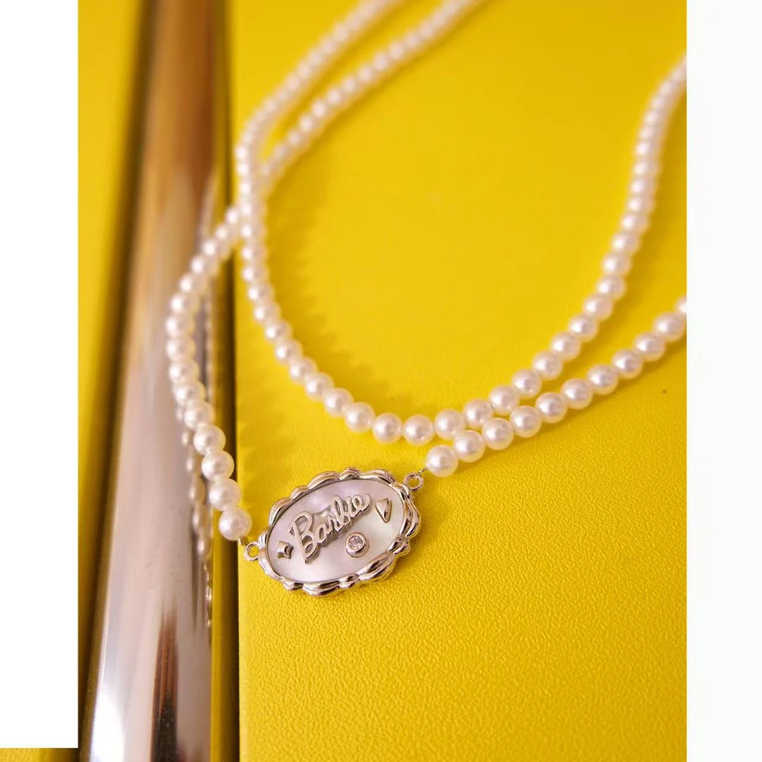 铜合金仿珍珠项链 小众设计百搭项链46384