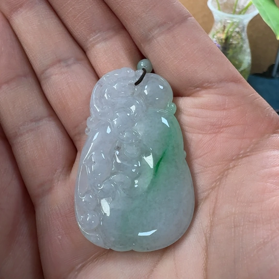 翡翠未镶嵌颈饰翡翠挂件