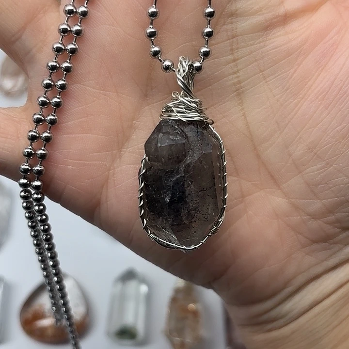 水晶颈饰未镶嵌闪灵钻项链