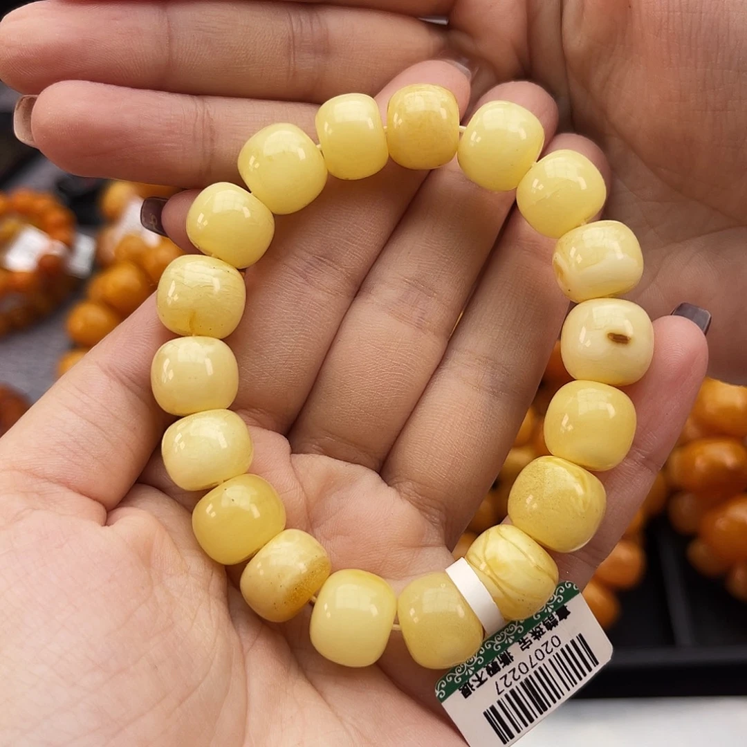 未镶嵌琥珀手链微瑕12