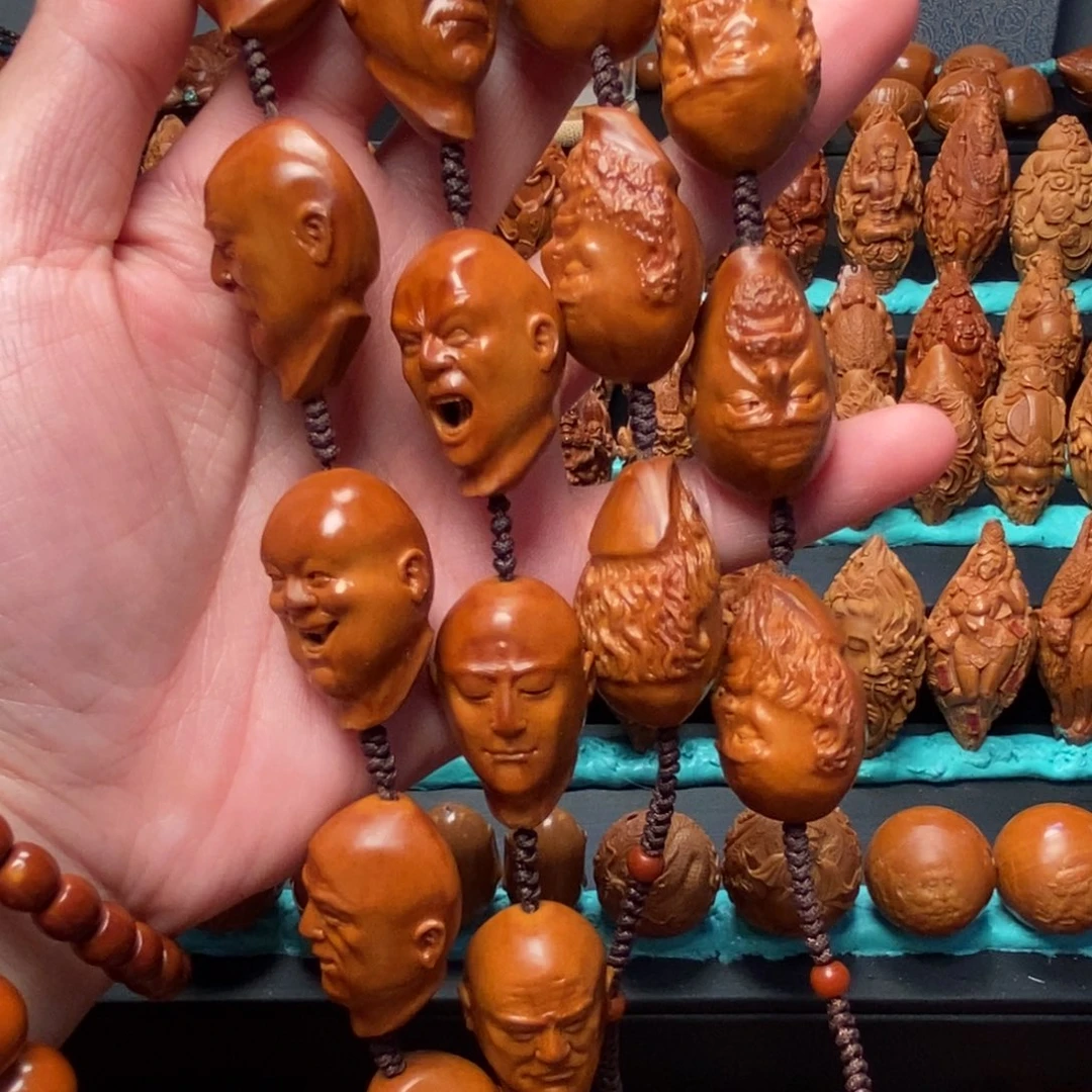 橄榄核手串/手链写实罗汉