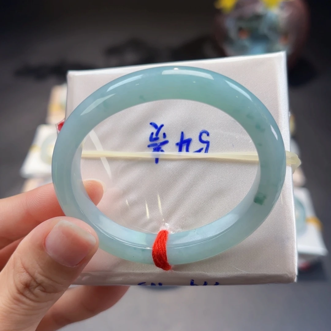 翡翠手镯未镶嵌2号 54.4贵妃