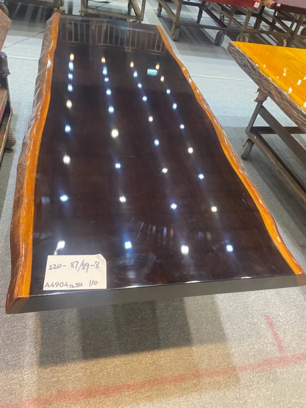 3非洲进口原木实木大板桌