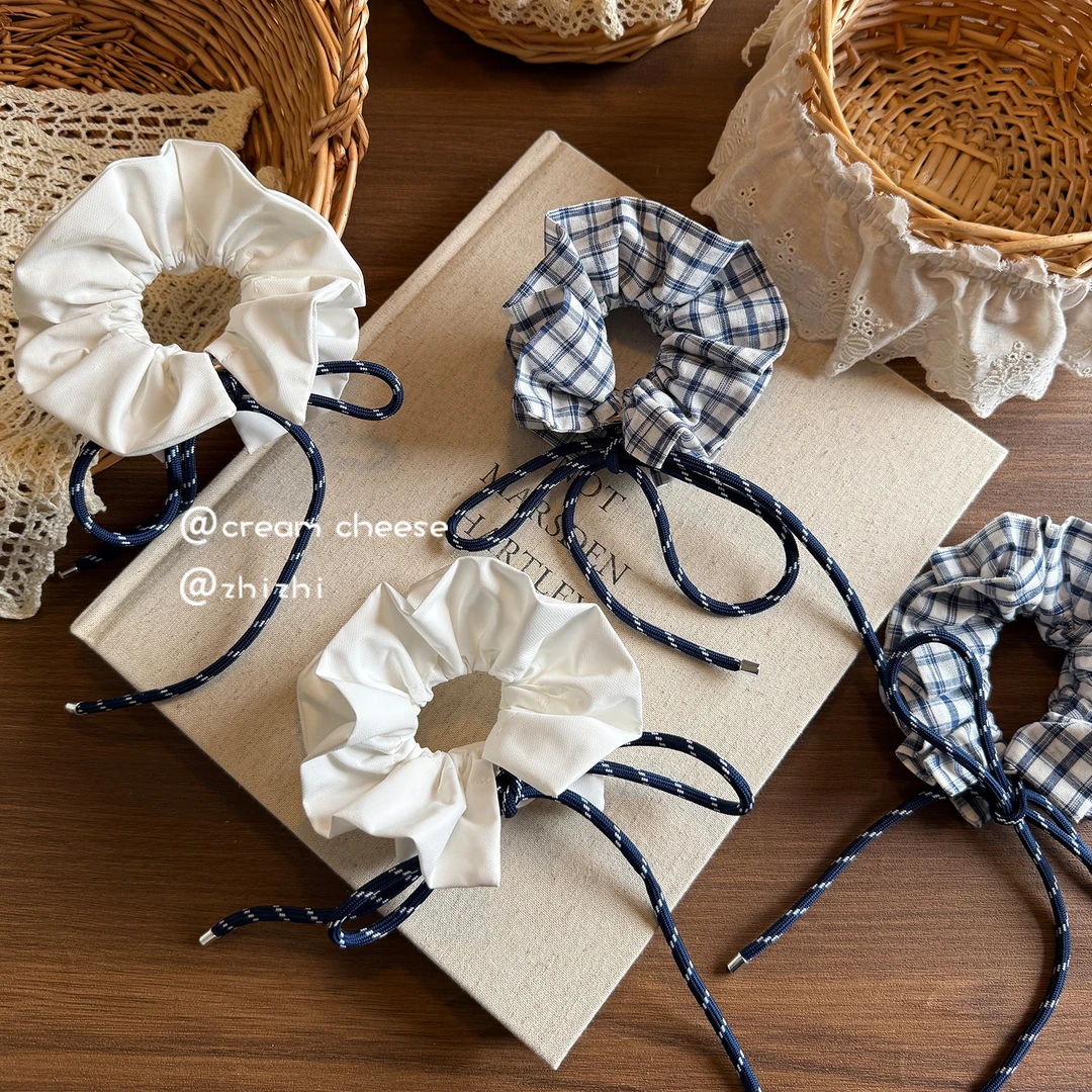 [ZHIZHI]高级感可调节发圈儿童设计师款大肠圈宝宝绑带蝴蝶结发圈