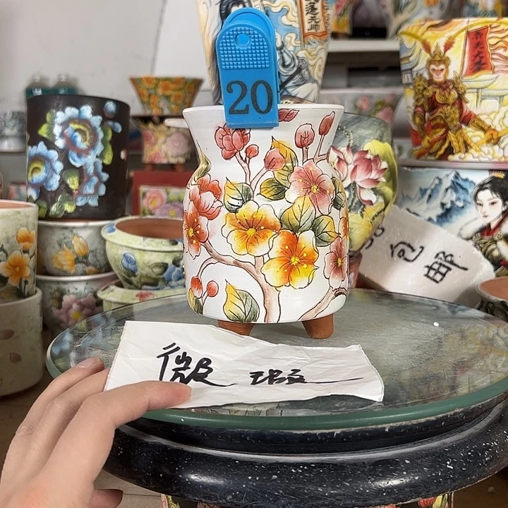 景德镇手绘花盆最高性价比厂家