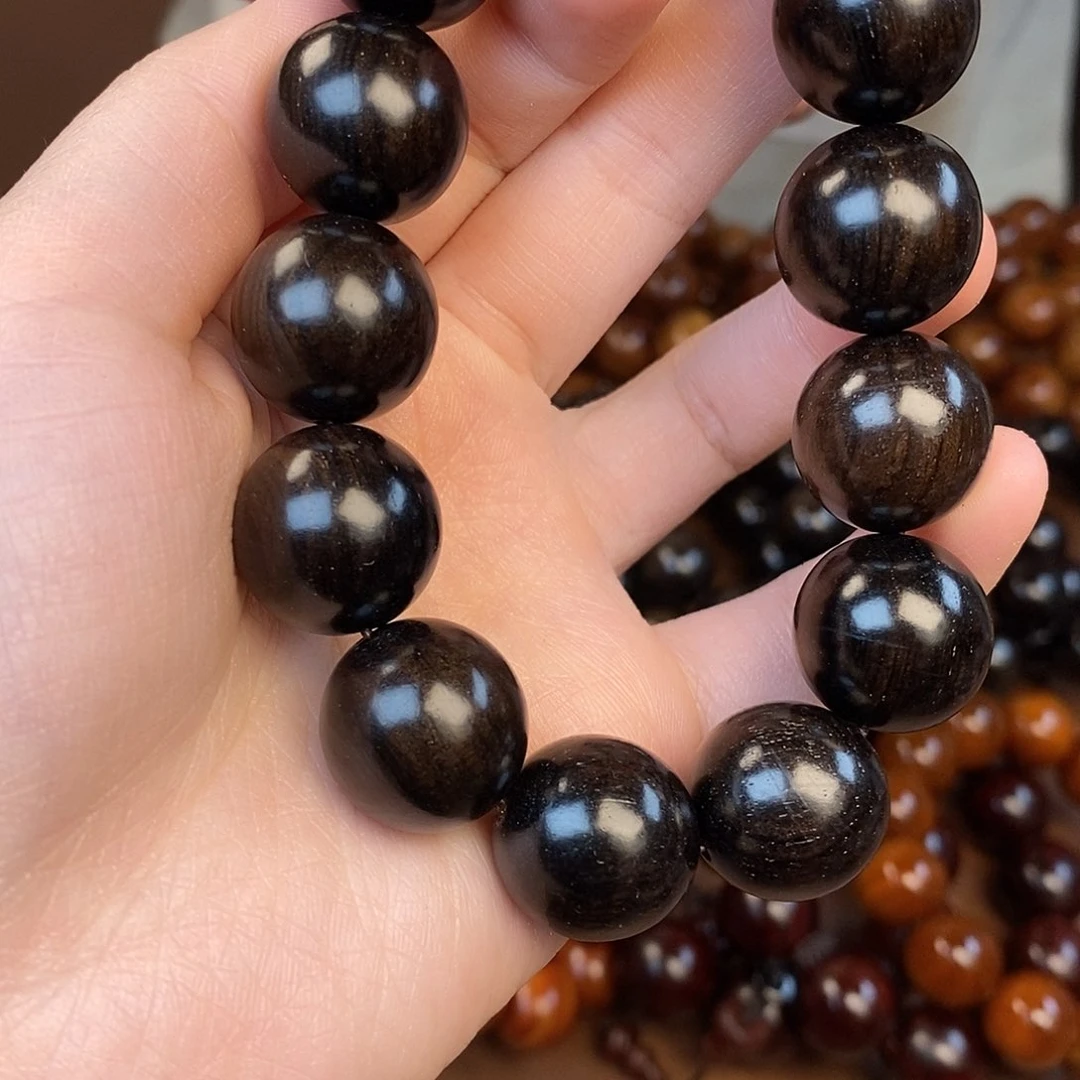 东非黑黄檀（紫光檀）1.8圆珠单圈