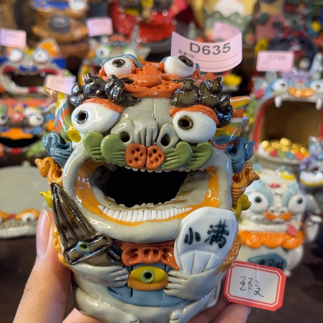 泥塑纯手工茶宠摆件