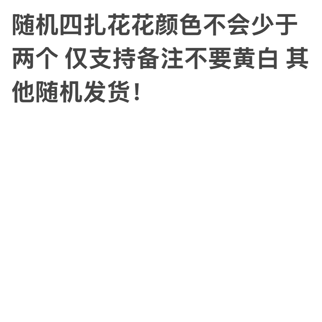 云南基地鲜花随机4扎小雏菊 包邮 东三省中通 普通地区顺丰