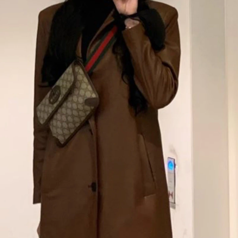 老花胸包男女同款