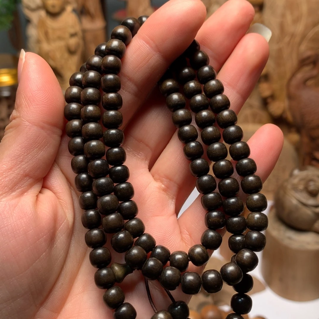 檀香木手串/手链老山檀香6✖️7多圈阴沉