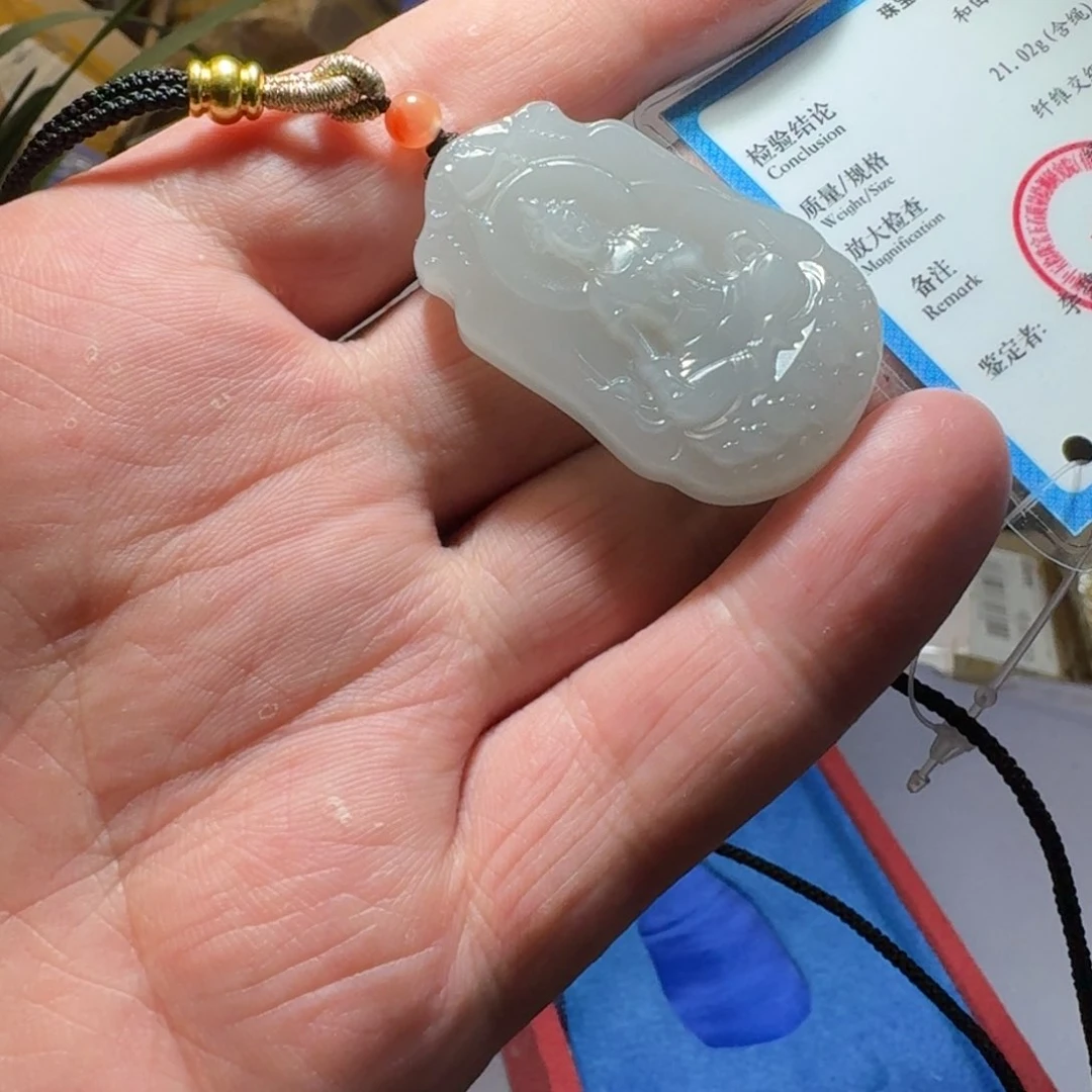 和田玉（糖玉）未镶嵌颈饰