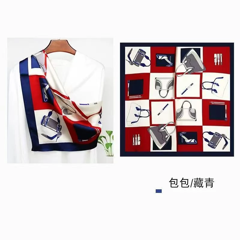 100新款百搭杭州丝绸真丝丝巾70*70##3567