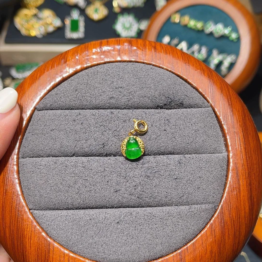 翡翠银S925镶嵌颈饰