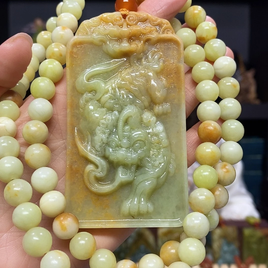 未镶嵌岫玉挂件吊坠