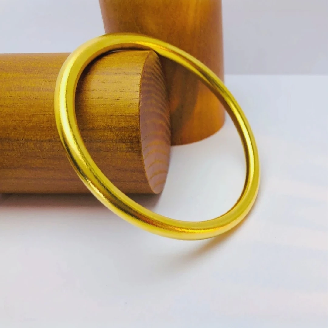 足银手镯 足银饰品  古法素圈手镯 时尚礼品  经典百搭