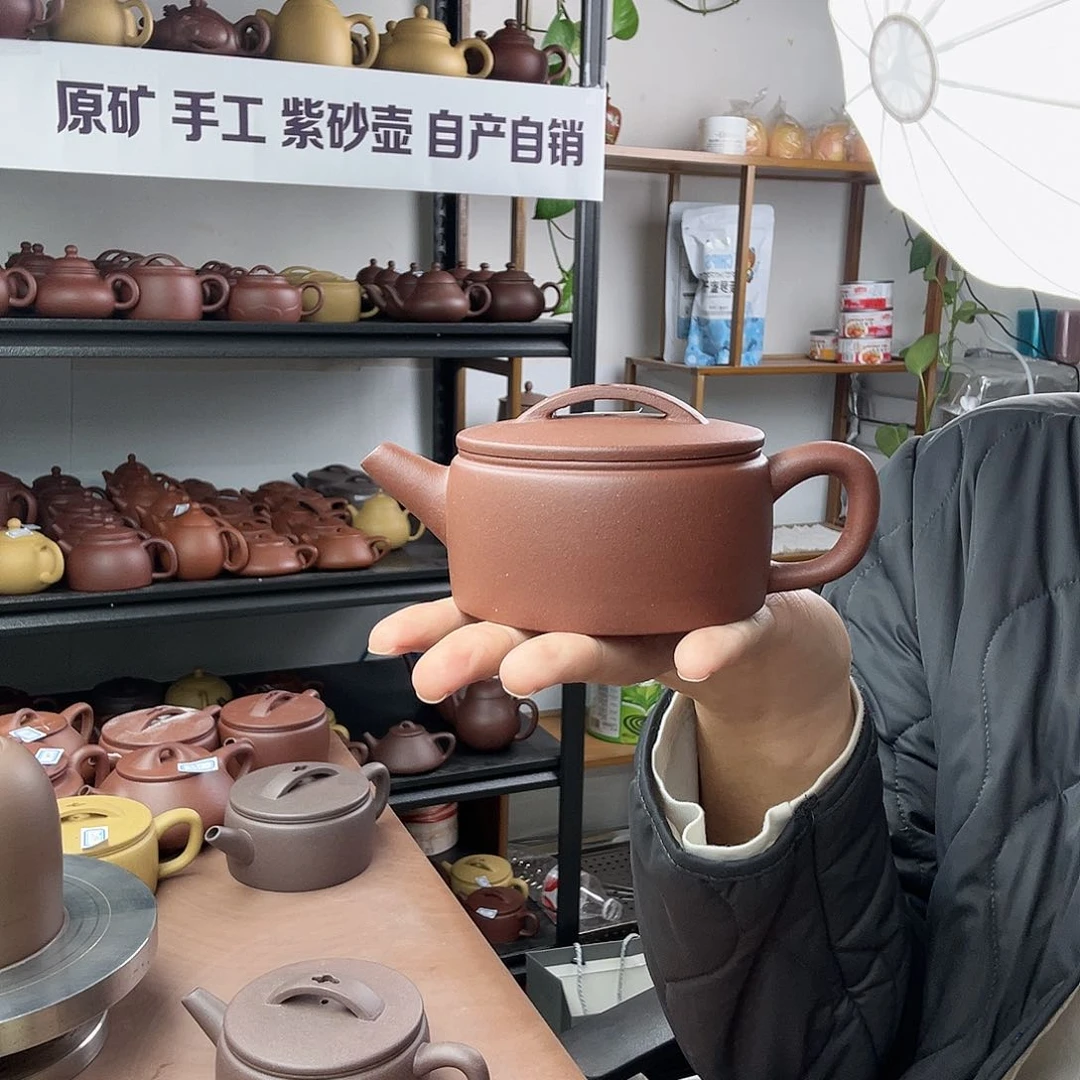 紫砂茶壶中槽清大汉瓦