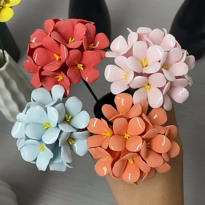 陶瓷纯手工捏花设计