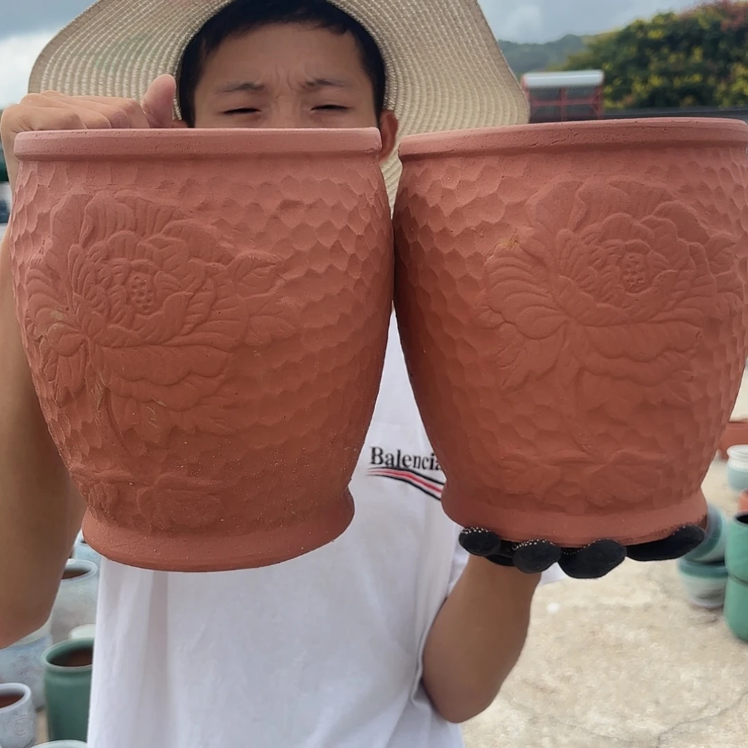 钻石牡丹花两个口径19高度23
