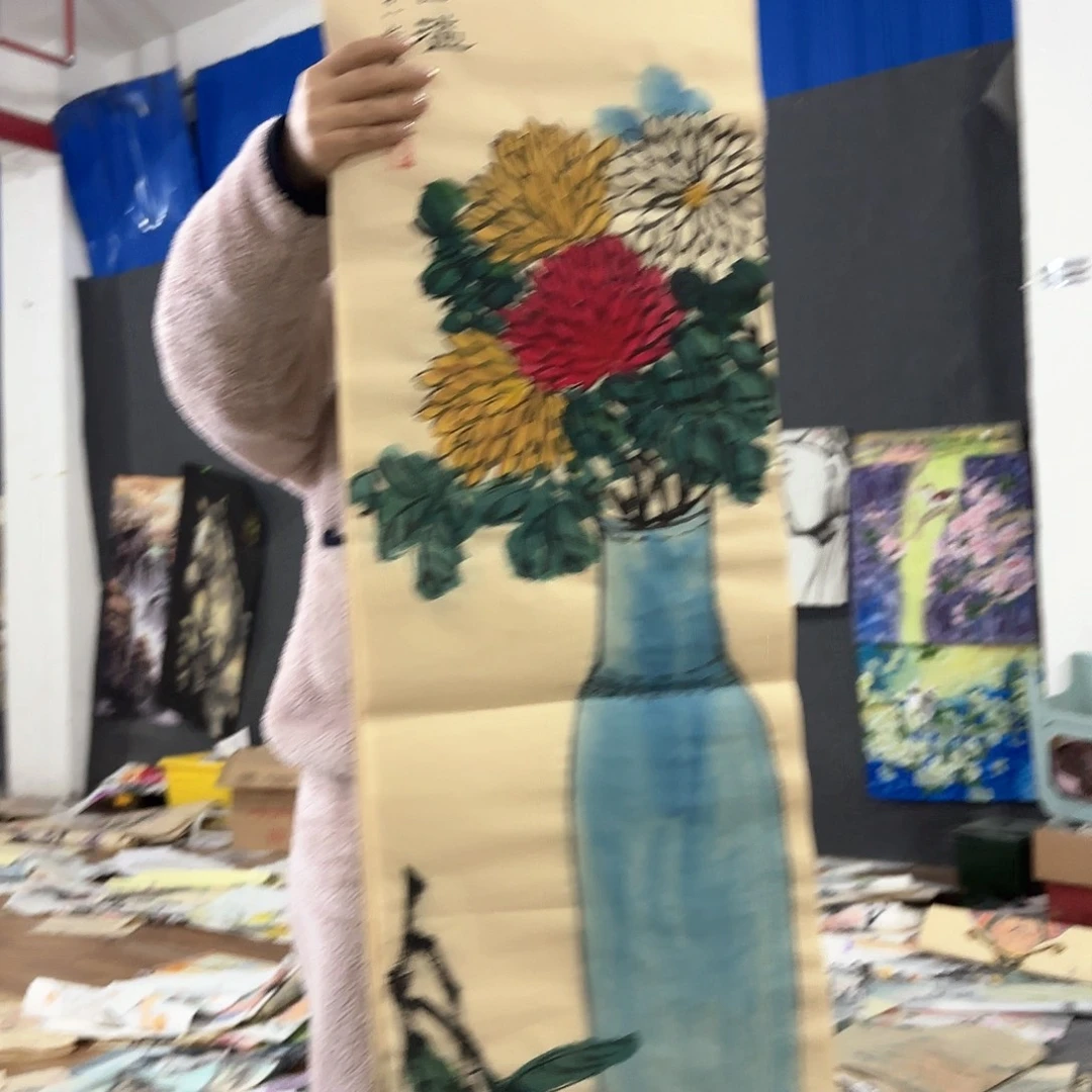 国画国画作品画心一张