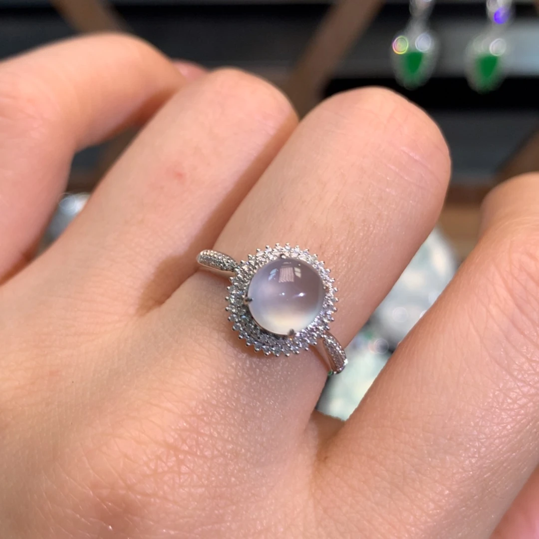 【闪购商品】翡翠吊坠(不含链)18K金镶嵌